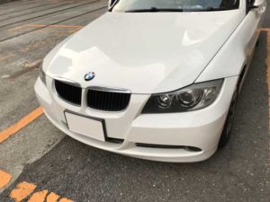 BMW E90 320i 鍵の紛失 現地にて鍵作成