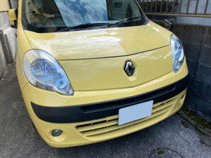 ルノー カングー 純正キーレスのスペアキー作成