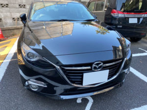 マツダ アクセラ 中古のスマートキーを登録の依頼